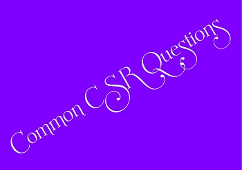 Common Customer Service Questions