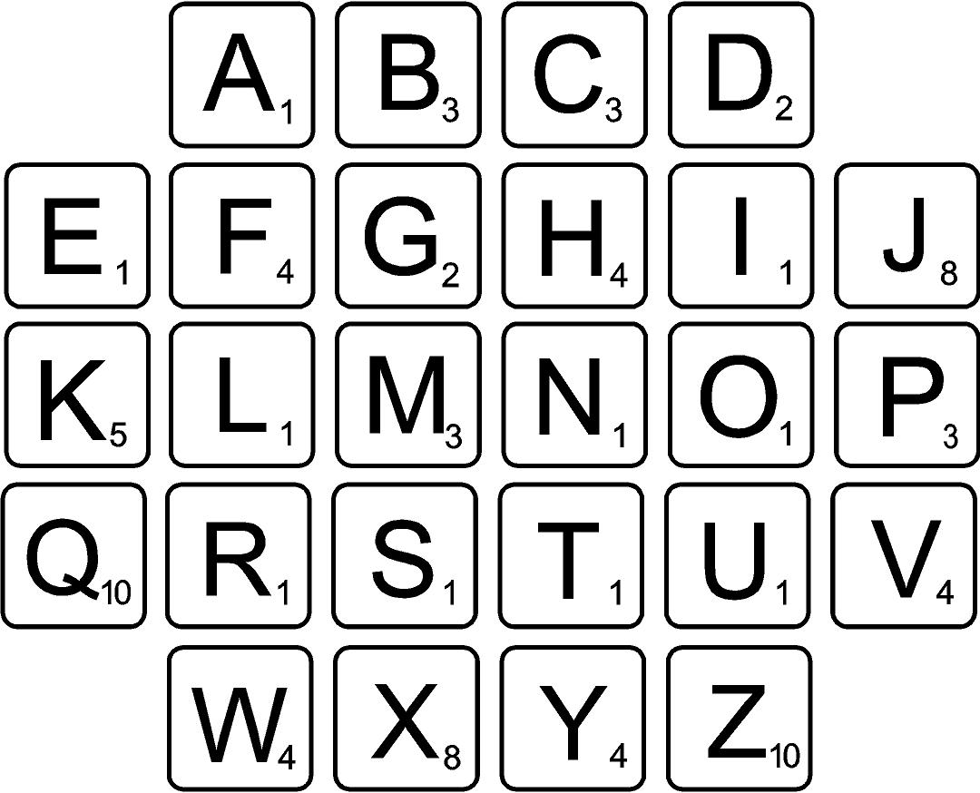 Scrabble Buchstaben Zum Drucken