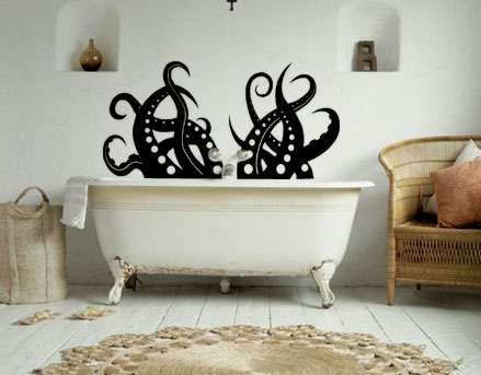 Squid Tentacles Wall Decal 