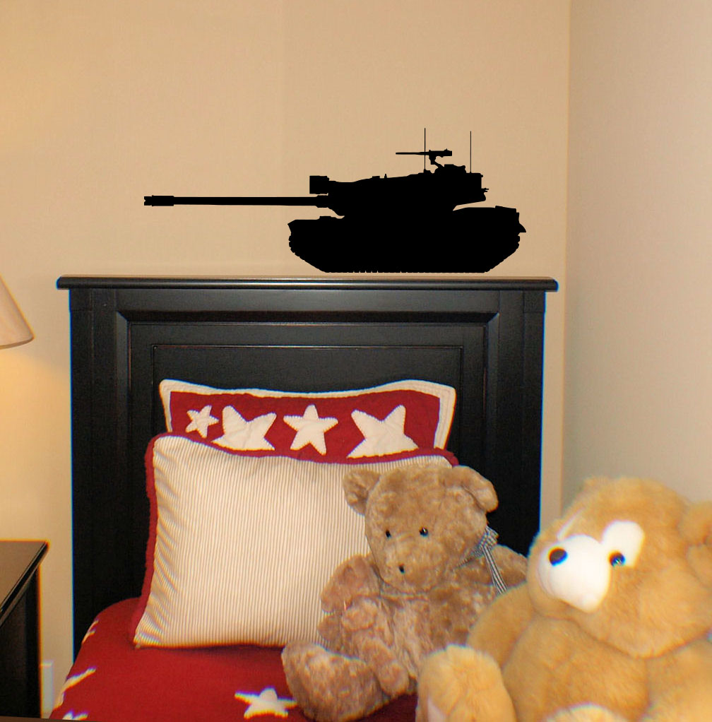 Army Tank Wall Decal 