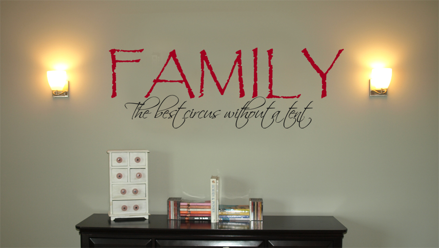Family Circus Without Tent Wall Decal