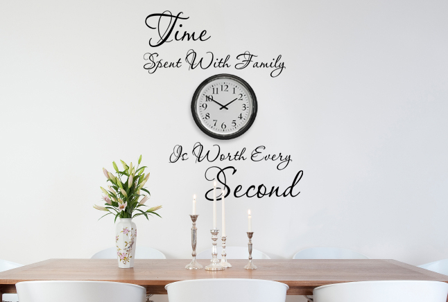 Time Spent With Family Wall Decal