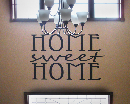 Home Sweet Home Giant Decal Home Sweet Home Giant Decal