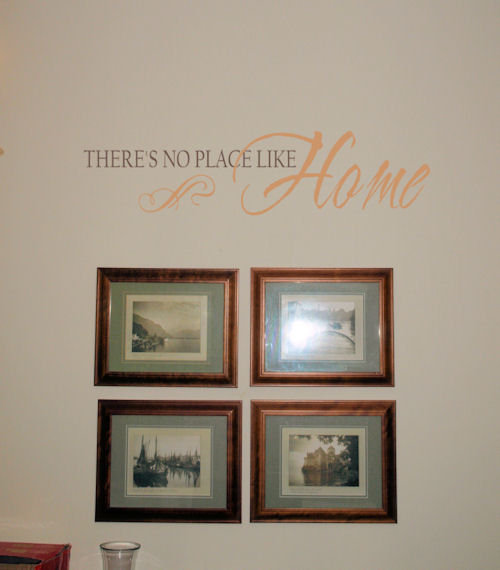 No Place Like Home Wall Decal