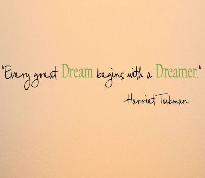 Every Great Dream Wall Decals   