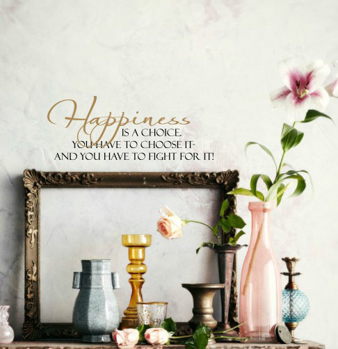 Happiness Is A Choice Wall Decal