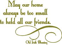 May Our Home Wall Decal