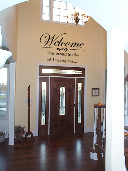 Welcome Moments Together Wall Decal