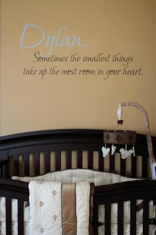 Sometimes The Smallest Things Wall Decal