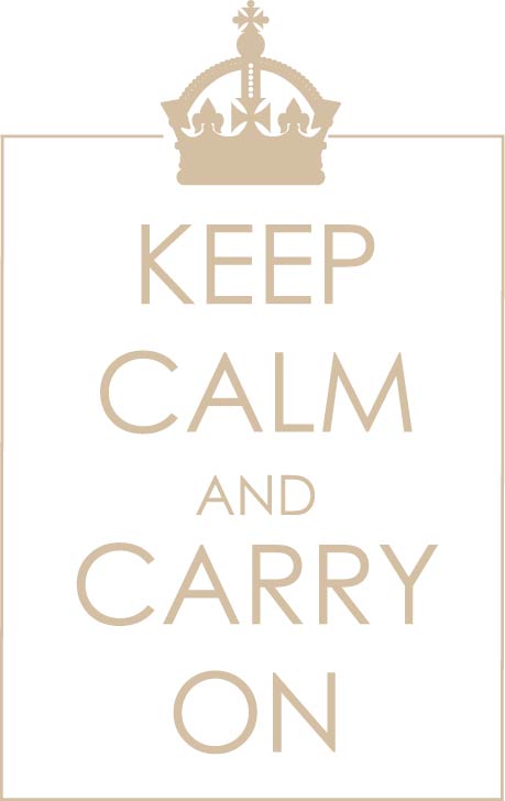 Keep Calm And Carry On Wall Decals