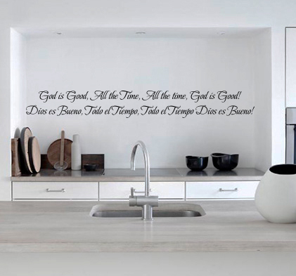 God Good All The Time Wall Decal