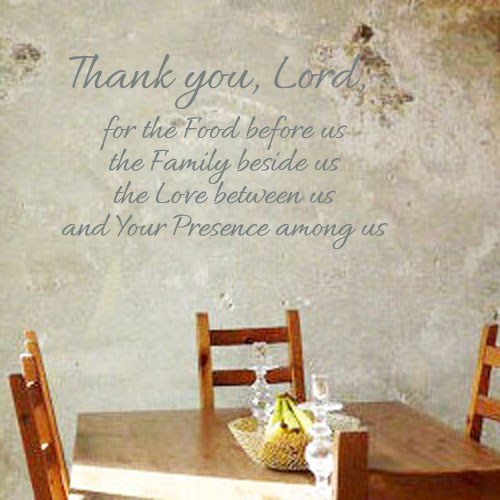 Thank You Lord Wall Decal 