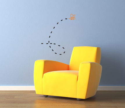 Bugs Bees Wall Decal