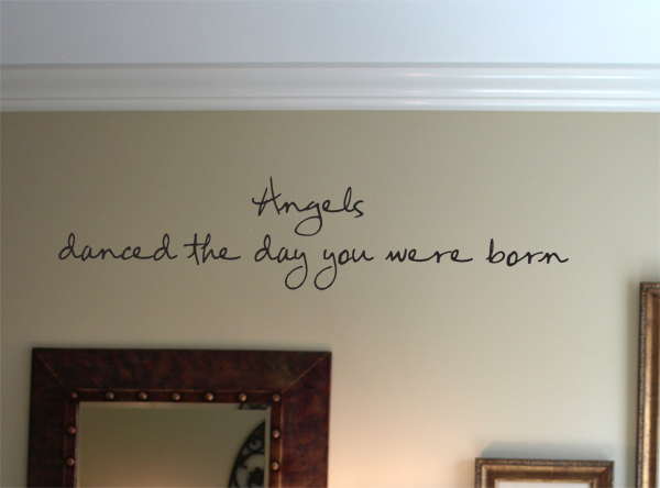 Angels Danced Wall Decals