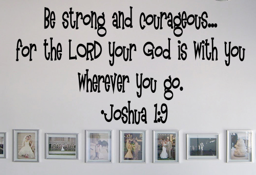 Your God Is With You Wall Decal