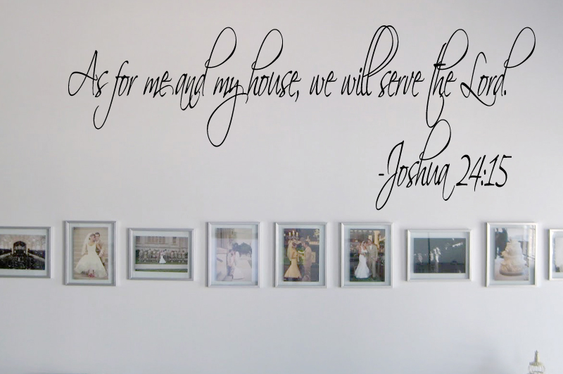 We Will Serve Wall Decal