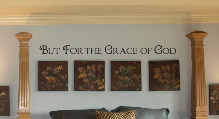 But For The Grace Wall Decal