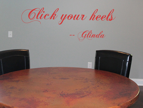 Click Your Heels Wall Decal