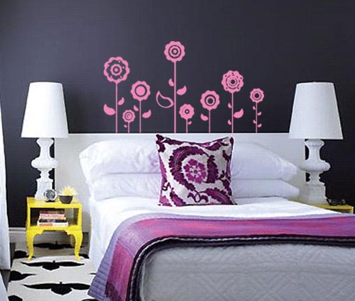 Vintage Flowers Wall Decal