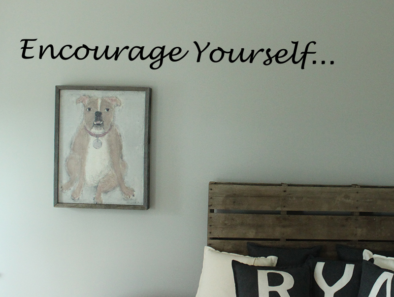Encourage Yourself Wall Decals 