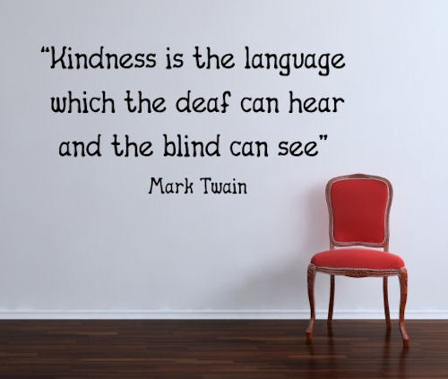Kindness Language Wall Decal