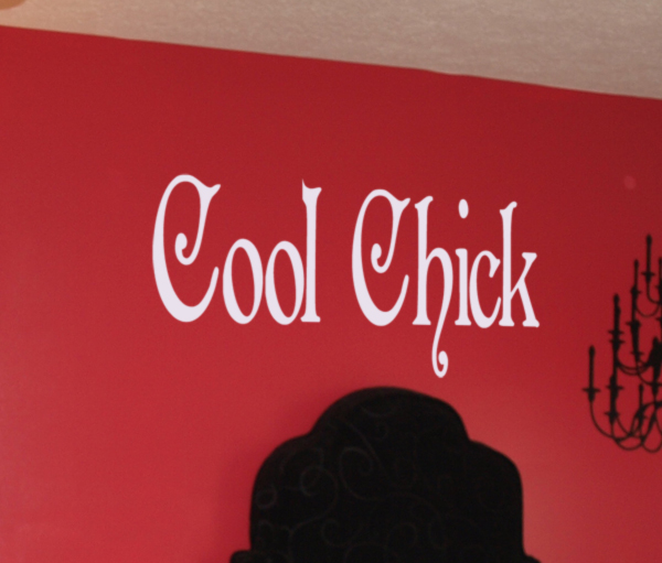 Cool Chick Wall Decals   