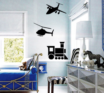Transportation Pack Wall Decals