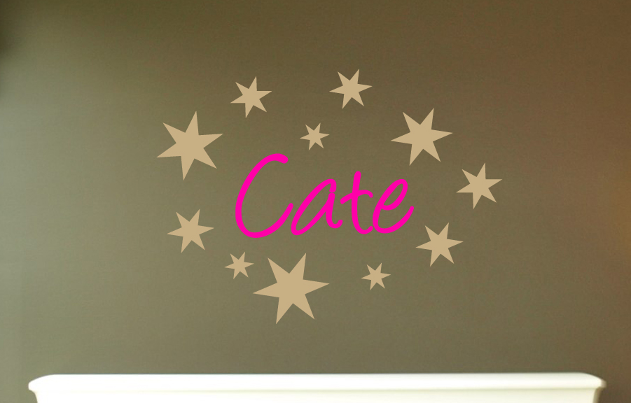 Name Star Wall Decal 
