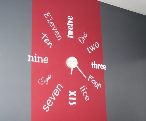 One To Twelve Wall Decal