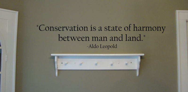 Conservation Is A State Wall Decals   