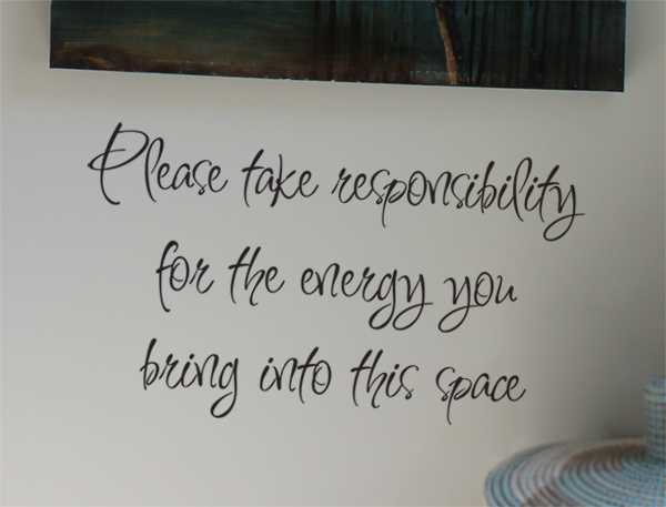 Responsibility For Energy Wall Decal