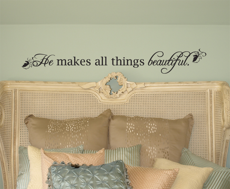 He Makes Things Beautiful Wall Decals  