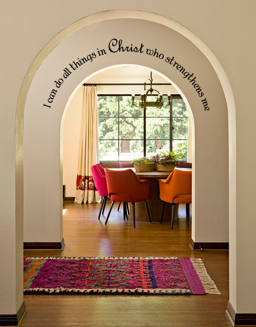 All Things in Christ Who Strengthens Wall Decal