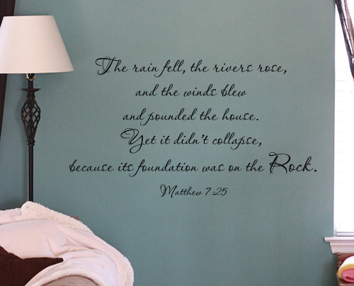 The Rock Wall Decal