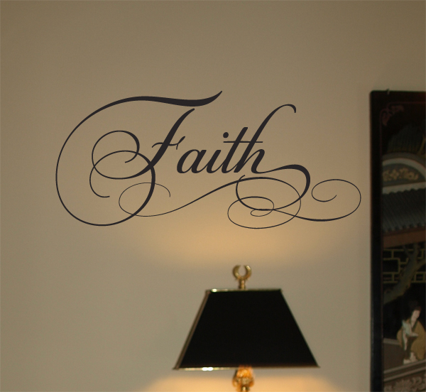 Faith D Wall Decal