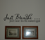 Just Breathe Wall Decal