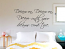 Dream On Wall Decal