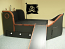 Rugged Pirate Flag Wall Decals