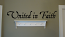 United In Faith Wall Decals   