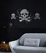 Multiple Skull and Crossbones Wall Decal