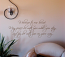 Peace While You Stay Wall Decal