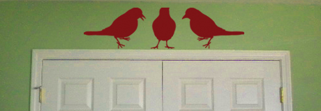 Perched Birds Wall Decal