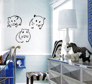 Hamsters Wall Decal