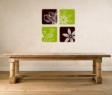 Nature Squares 3 Wall Decal