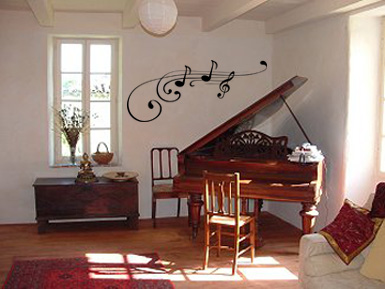 Music Notes Wall Decal 