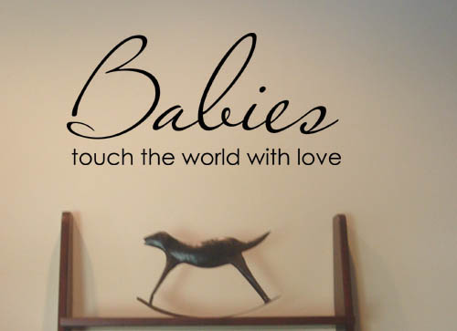 Babies Touch Wall Decals