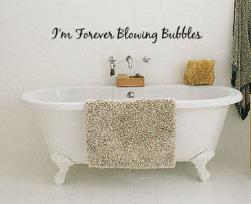 Forever Blowing Bubbles Wall Decals   