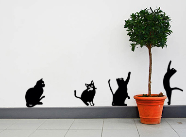 Playful Kitties Wall Decal