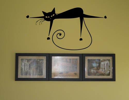 Lazy Cat Wall Decal