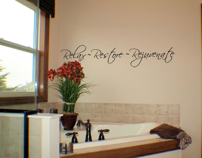 Relax, Restore, Rejuvenate Wall Decal